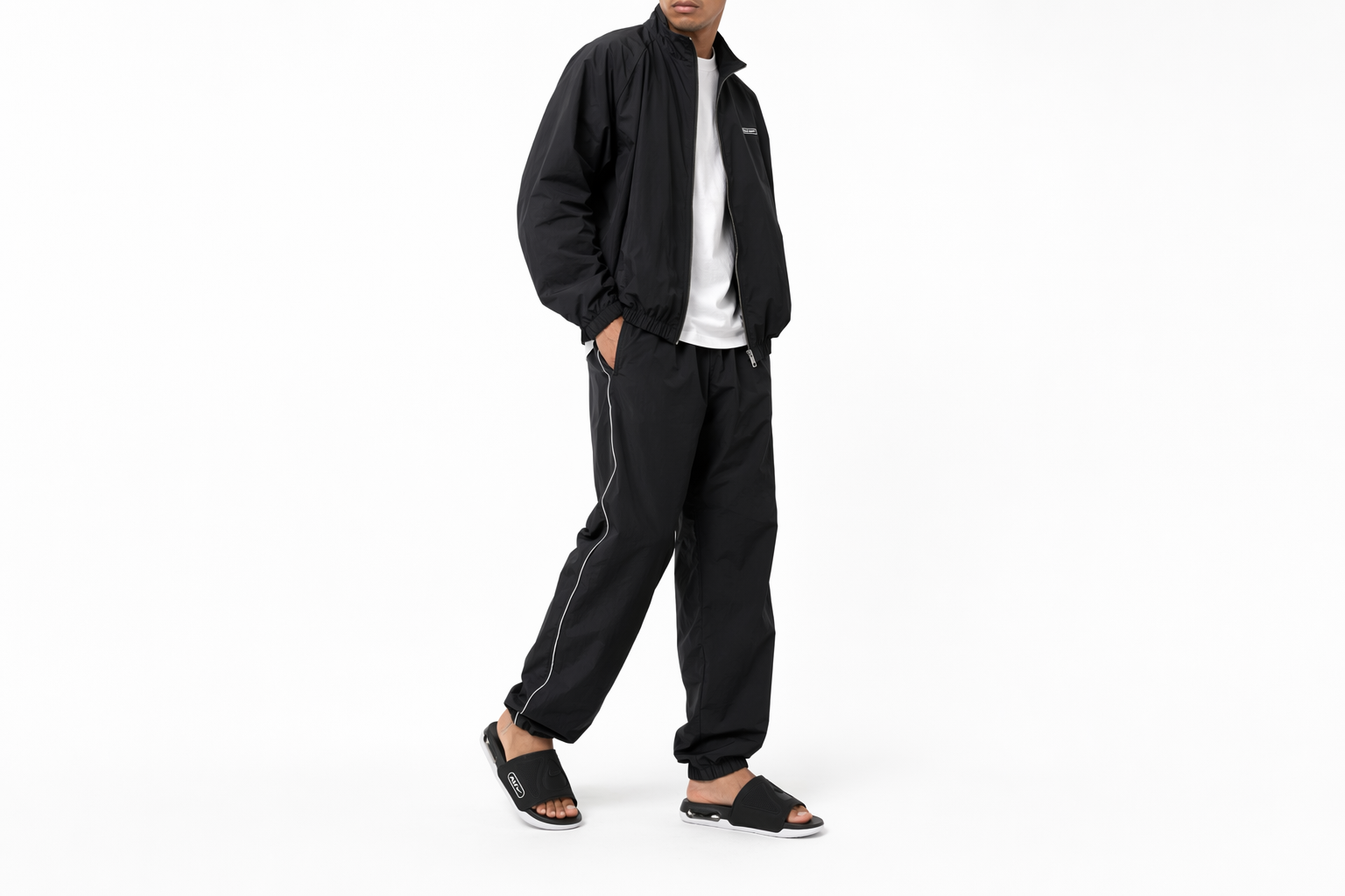 Order Nike Air Max Cirro Slides 'Black Metallic Silver' DC1460-004
