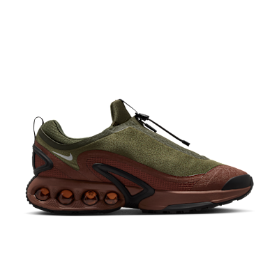 Shop Nike Air Max Dawn "Rome" Cargo Khaki/Coklat Fauna/Hitam/Perak Metalik HQ8605-301