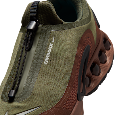 Sizing Nike Air Max Dawn "Rome" Cargo Khaki/Fauna Brown/Black/Metallic Silver HQ8605-301