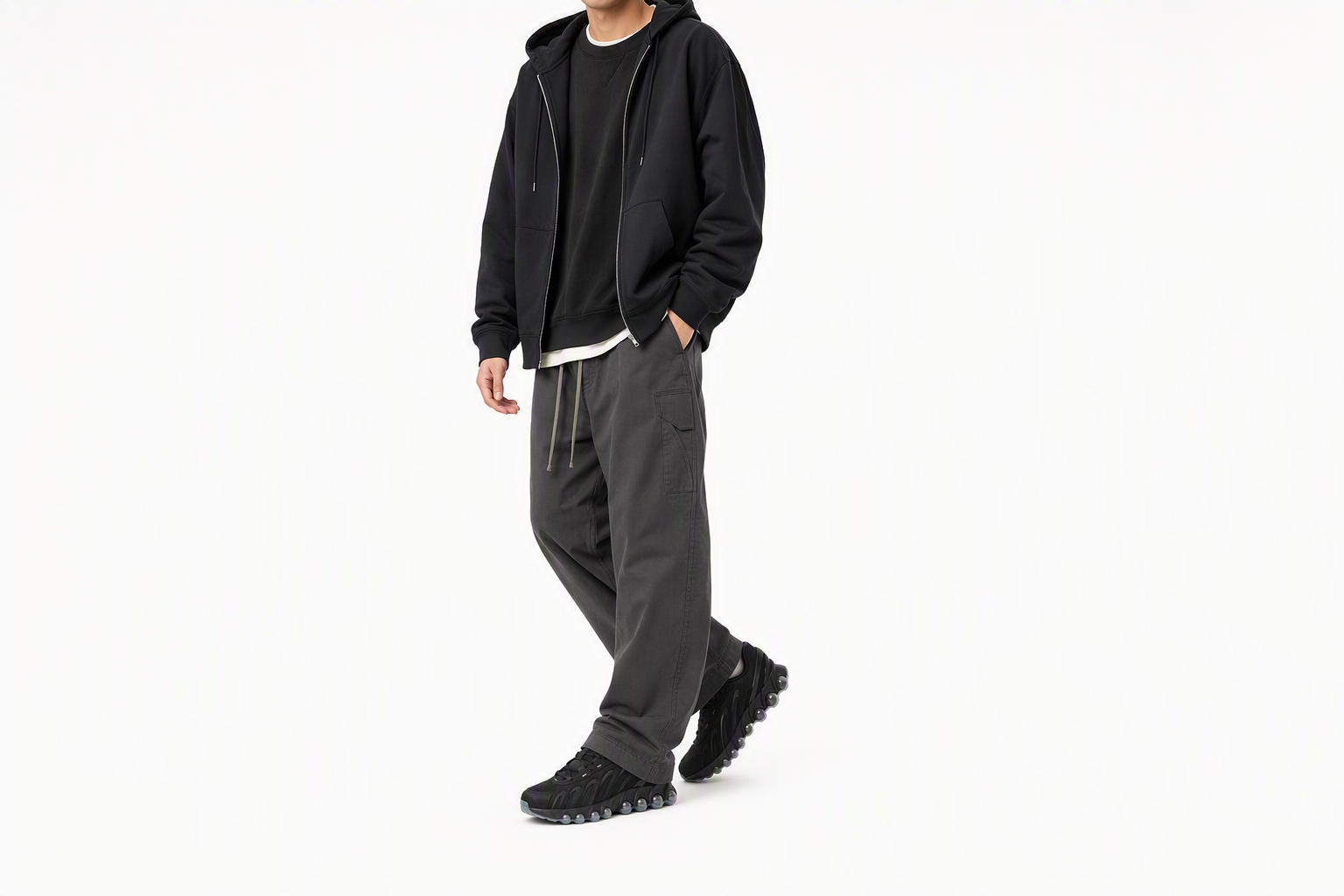 Order 耐克Air Max Dn8黑色皮革麂皮鞋 IB6381-002