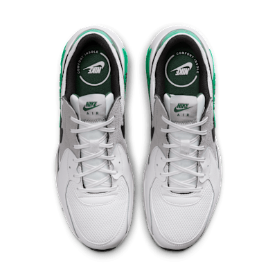 Shop 耐克Air Max Excee 白绿黑皮革运动鞋 FZ5486-103