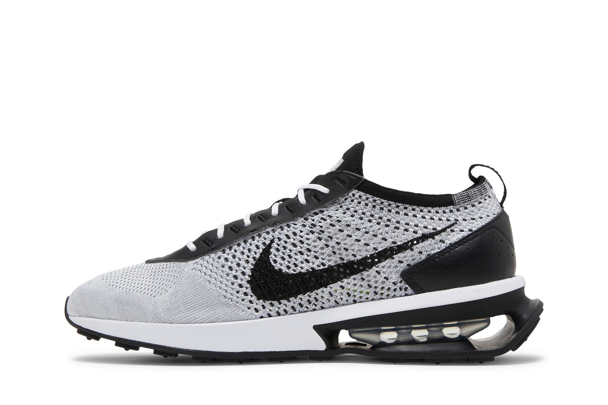 Shop 耐吉 Air Max Flyknit Racer『黑白配色』款號 DJ6106-002