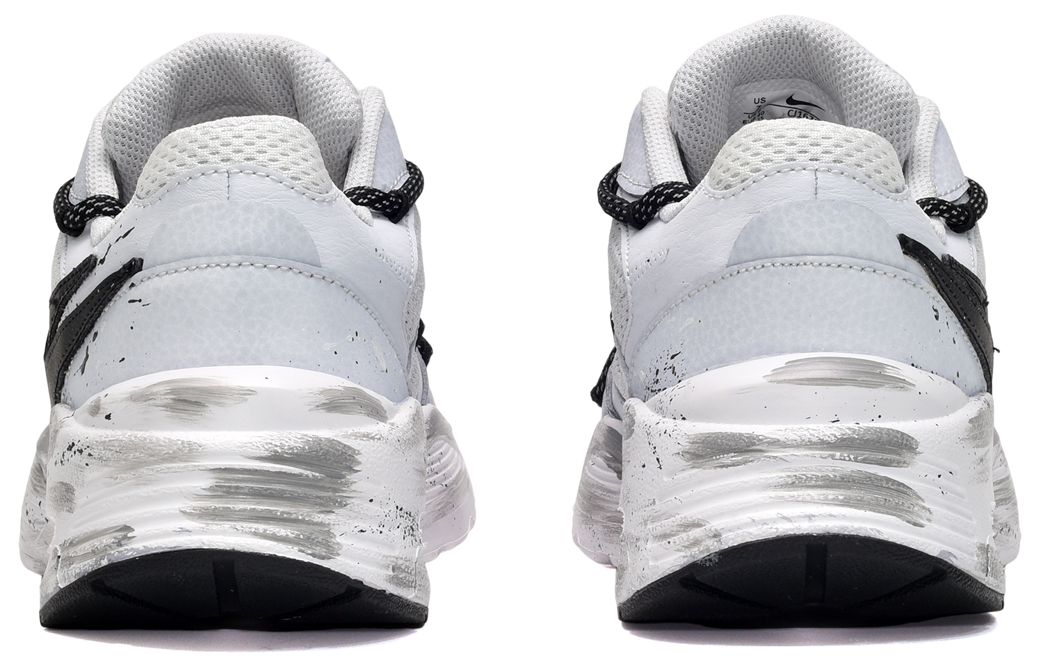 Shop 【定製球鞋】 Nike Air Max Fusion CUS ID 解構風 復古 雙鉤海鹽 防滑耐磨 低幫 跑步鞋 男款 灰白