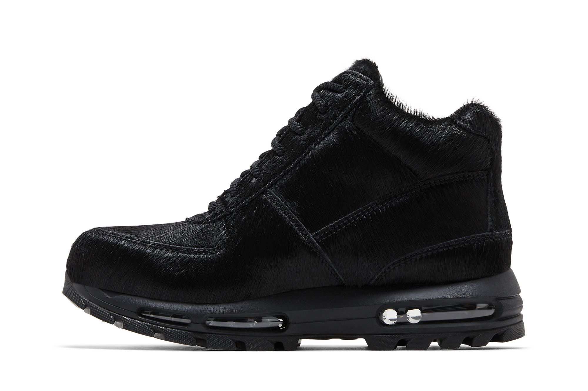 Shop Nike Air Max Goadome 'Pony Hair Pack - Triple Black' IO4635-001