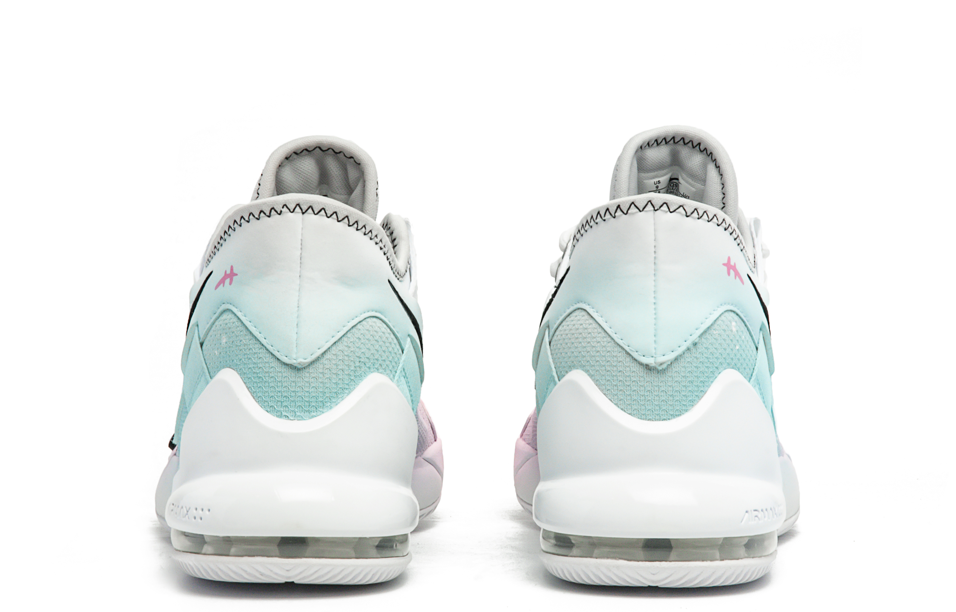 Shop 【定制球鞋】 Nike Air Max Impact 2 塗鴉小花 漸變 手繪 防滑耐磨 中幫 籃球鞋 男款 藍粉