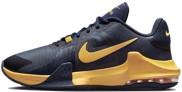 耐克 Air Max Impact 4 '午夜海军蓝大学金' DM1124-401 Buy 耐克 Air Max Impact 4 '午夜海军蓝大学金' DM1124-401