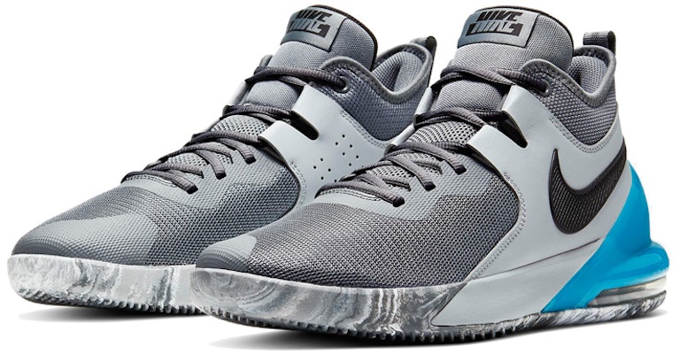 耐吉 Air Max Impact 灰白蓝 实战籃球鞋 Lookbook 耐吉 Air Max Impact 灰白蓝 实战籃球鞋