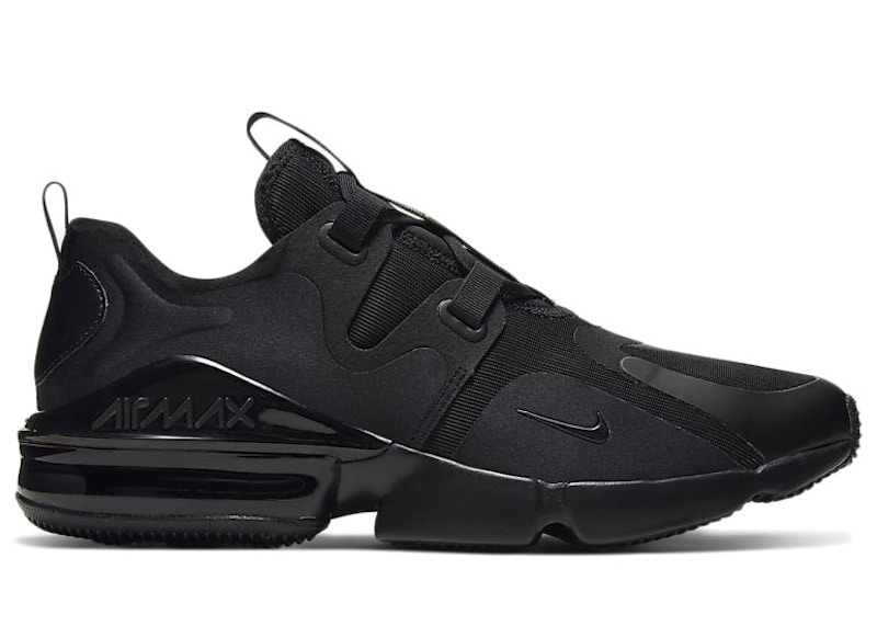 women's air max infinity sneakers in black