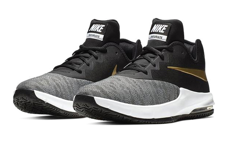 Order (W) Nike Air Max Infuriate 3 Low 'Negro Oro Metálico' AJ5898-002
