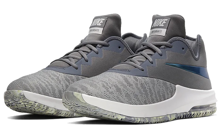 Lookbook Nike Air Max Infuriate III Low ''Lichtgrijs Wit'' AJ5898-008