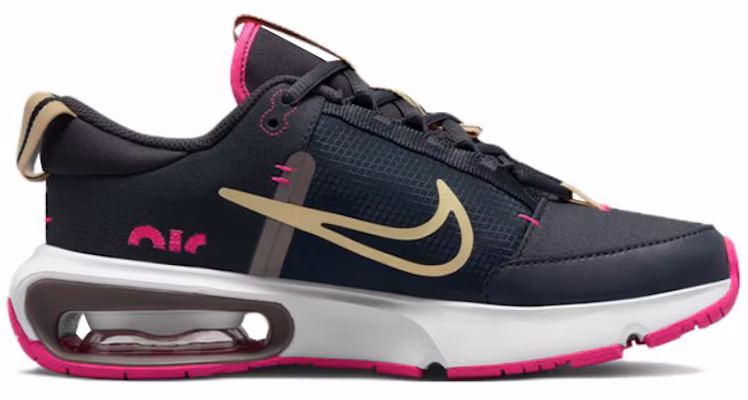 (Youth) Nike Air Max Intrlk SE 'Off Noir Mtlc Gold Star Pink Prime' DJ0011-001 Order (Youth) Nike Air Max Intrlk SE 'Off Noir Mtlc Gold Star Pink Prime' DJ0011-001
