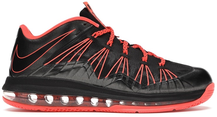 Nike Air Max LeBron 10 Low 'Black Total Crimson' 579765-001 Buy Nike Air Max LeBron 10 Low 'Black Total Crimson' 579765-001