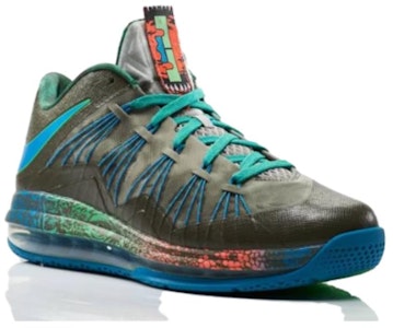 Nike Air Max LeBron 10 Low 'Swamp Thing' - Cosa del Pantano 579765-301 Shop Nike Air Max LeBron 10 Low 'Swamp Thing' - Cosa del Pantano 579765-301