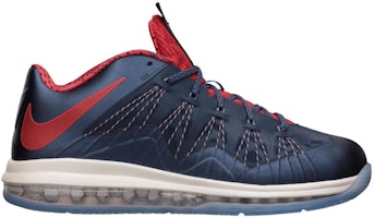 Nike Air Max LeBron 10 Low 'USA' 579765-400 Nike Air Max LeBron 10 Low 'USA' 579765-400