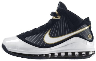 Nike Air Max LeBron 7 'Black White Gold' 375664-011 Nike Air Max LeBron 7 'Black White Gold' 375664-011