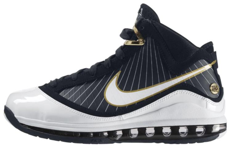Nike Air Max LeBron 7 'Black White Gold' 375664-011
