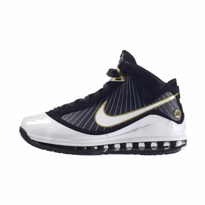 Nike Air Max LeBron 7 'Black White Gold'