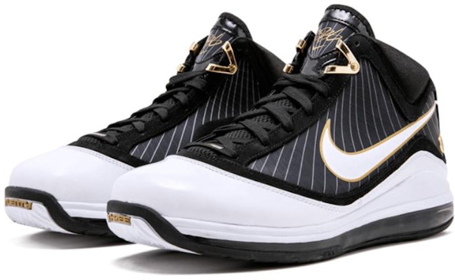Nike Air Max LeBron 7 'Black White Gold' 375664-011 Order Nike Air Max LeBron 7 'Black White Gold' 375664-011