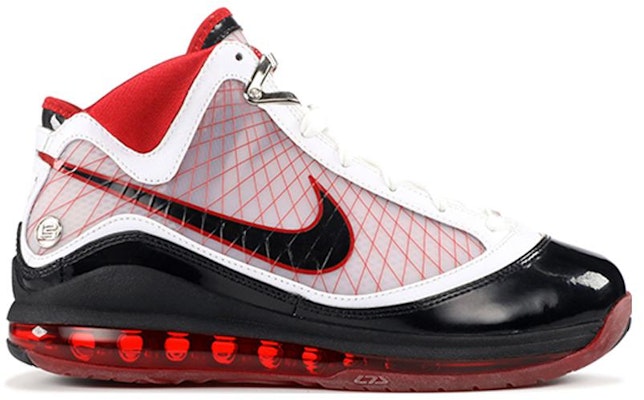耐克 Air Max LeBron 7 白黑红配色 375664-102 Shop 耐克 Air Max LeBron 7 白黑红配色 375664-102