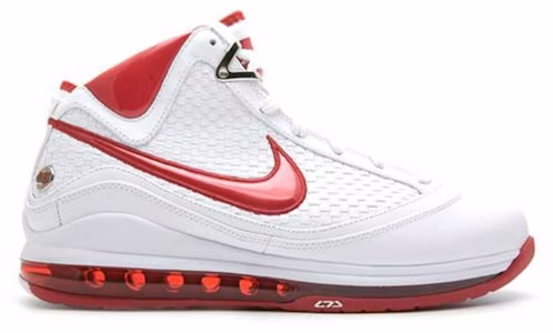 나이키 에어 맥스 르브론 7 NFW '화이트 바시티 레드' 383578-161 Order 나이키 에어 맥스 르브론 7 NFW '화이트 바시티 레드' 383578-161