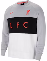 Nike Air Max Liverpool Fleece Pullover Sweatshirt Men’s Gray Colorblock Training CZ3424-012 Nike Air Max Liverpool Fleece Pullover Sweatshirt Men’s Gray Colorblock Training CZ3424-012
