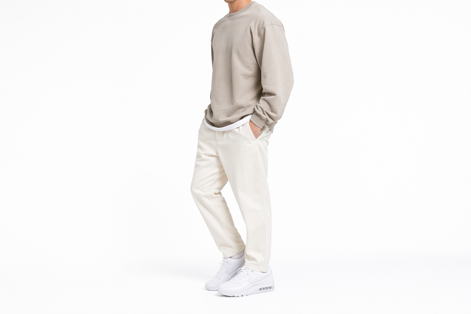 Order Nike Air Max LTD 3 ''Triple White'' Scarpe Bianche Uomo 687977-111