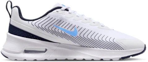 Lookbook Nike Air Max Nuaxis ''Blanc et Bleu Université'' FD4329-103