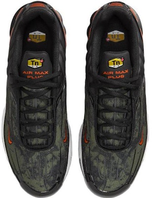 耐克Air Max Plus 3 '黑橄榄橙' FV6914-001 Shop 耐克Air Max Plus 3 '黑橄榄橙' FV6914-001