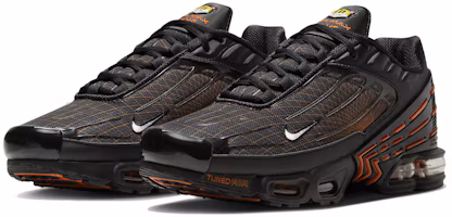 Lookbook Nike Air Max Plus 3 ''Nero Arancione Spirografo'' FB3352-001