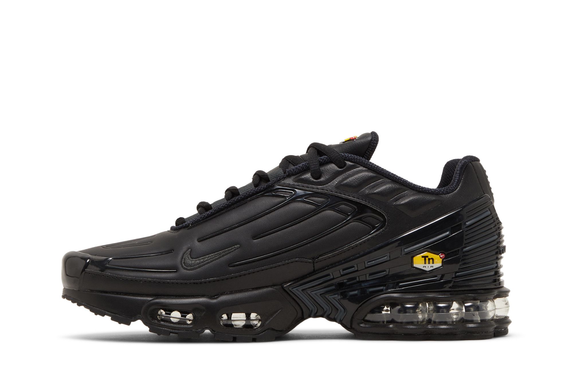 Lookbook Nike Air Max Plus 3 Kulit 'Triple Black' Hitam CK6716-001