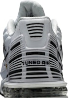 Nike Air Max Plus 3 Kulit 'Putih Hitam' CK6716-100 Sizing Nike Air Max Plus 3 Kulit 'Putih Hitam' CK6716-100