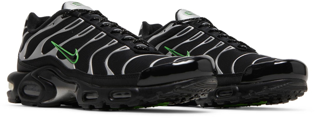 Nike Air Max Plus Black Silver Electric Green DR0139 001