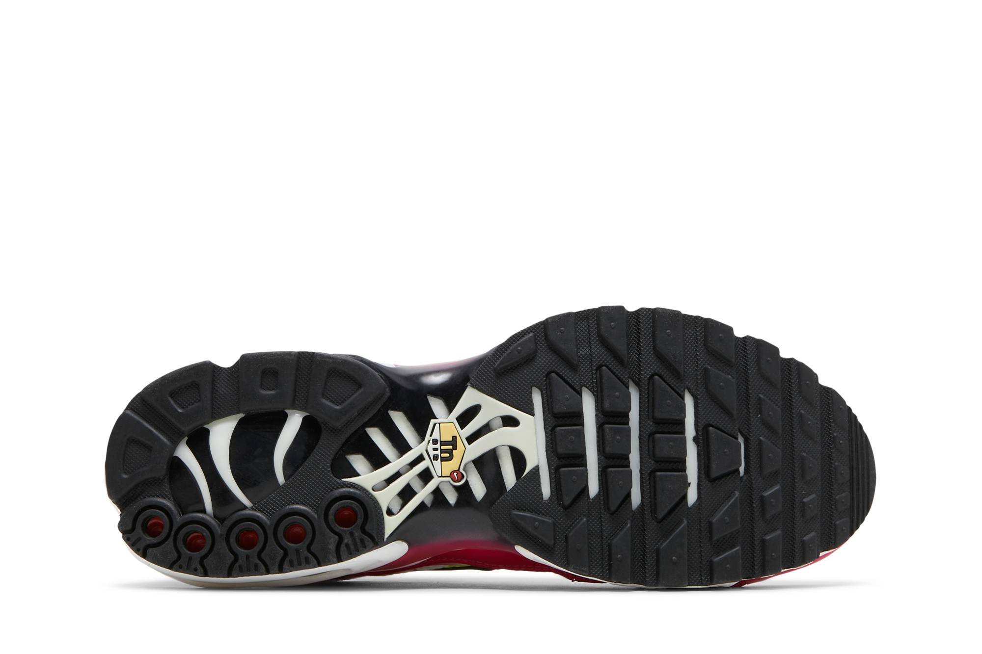 Shop Nike Air Max Plus 復古休閒跑步鞋 白黑粉