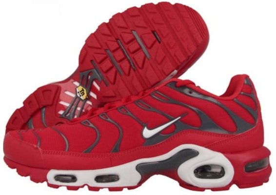 Nike Air Max Plus 'Red Pure Platinum' 852630-600 Shop Nike Air Max Plus 'Red Pure Platinum' 852630-600