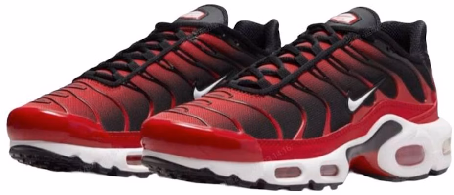 Nike Air Max Plus 運動舒適 防滑耐磨 低幫 跑步鞋 男款 紅色 Lookbook Nike Air Max Plus 運動舒適 防滑耐磨 低幫 跑步鞋 男款 紅色