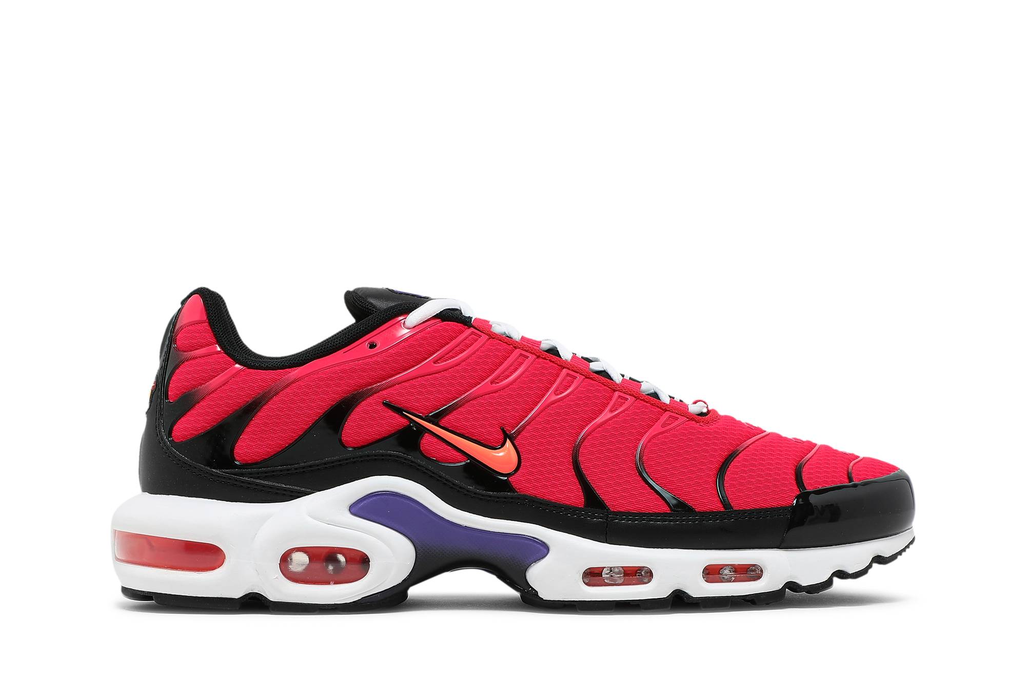 Buy Nike Air Max Plus Bright Crimson 低筒 跑步鞋 男款 紅黑紫