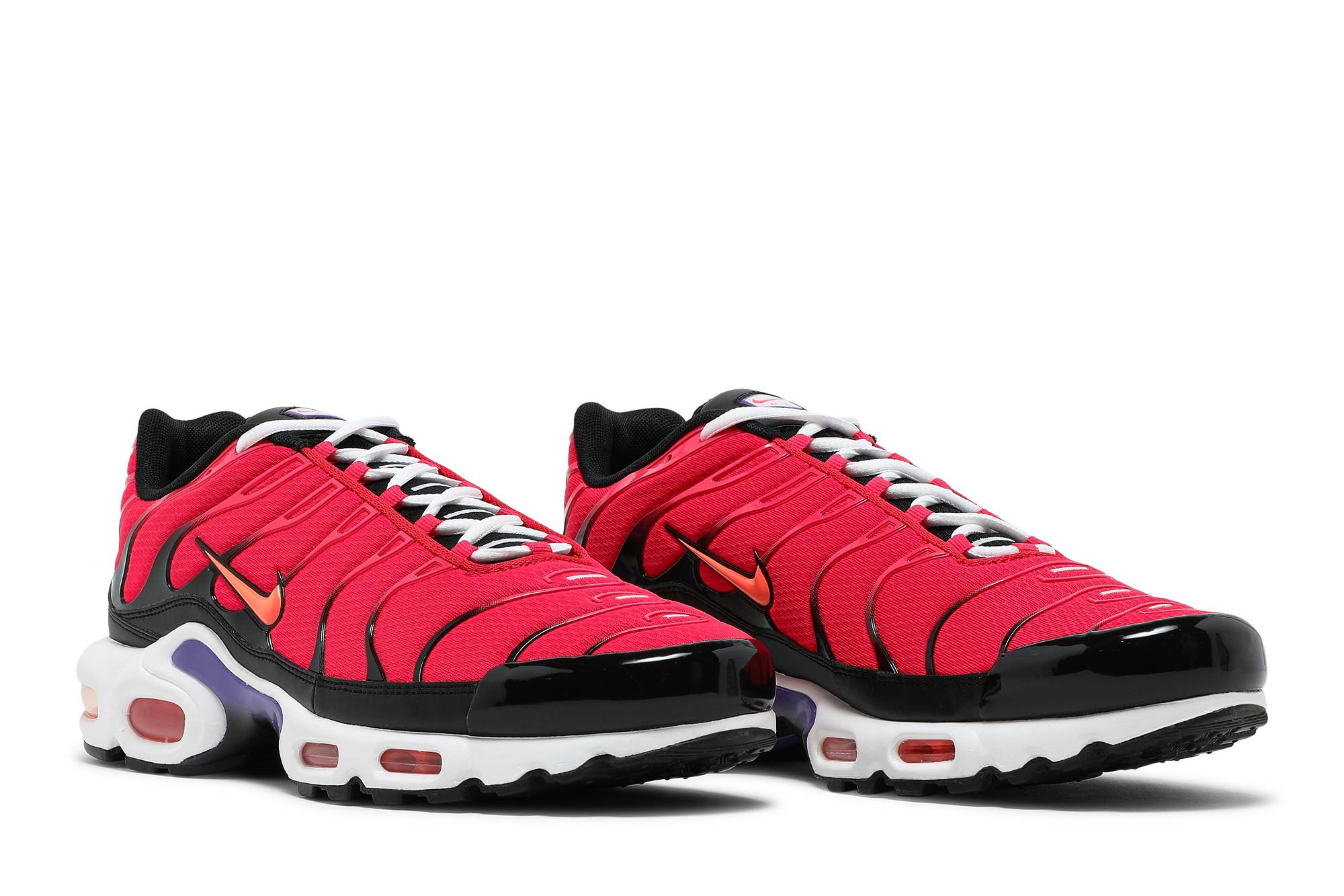 Cheap Nike Air Max Plus Bright Crimson 低筒 跑步鞋 男款 紅黑紫