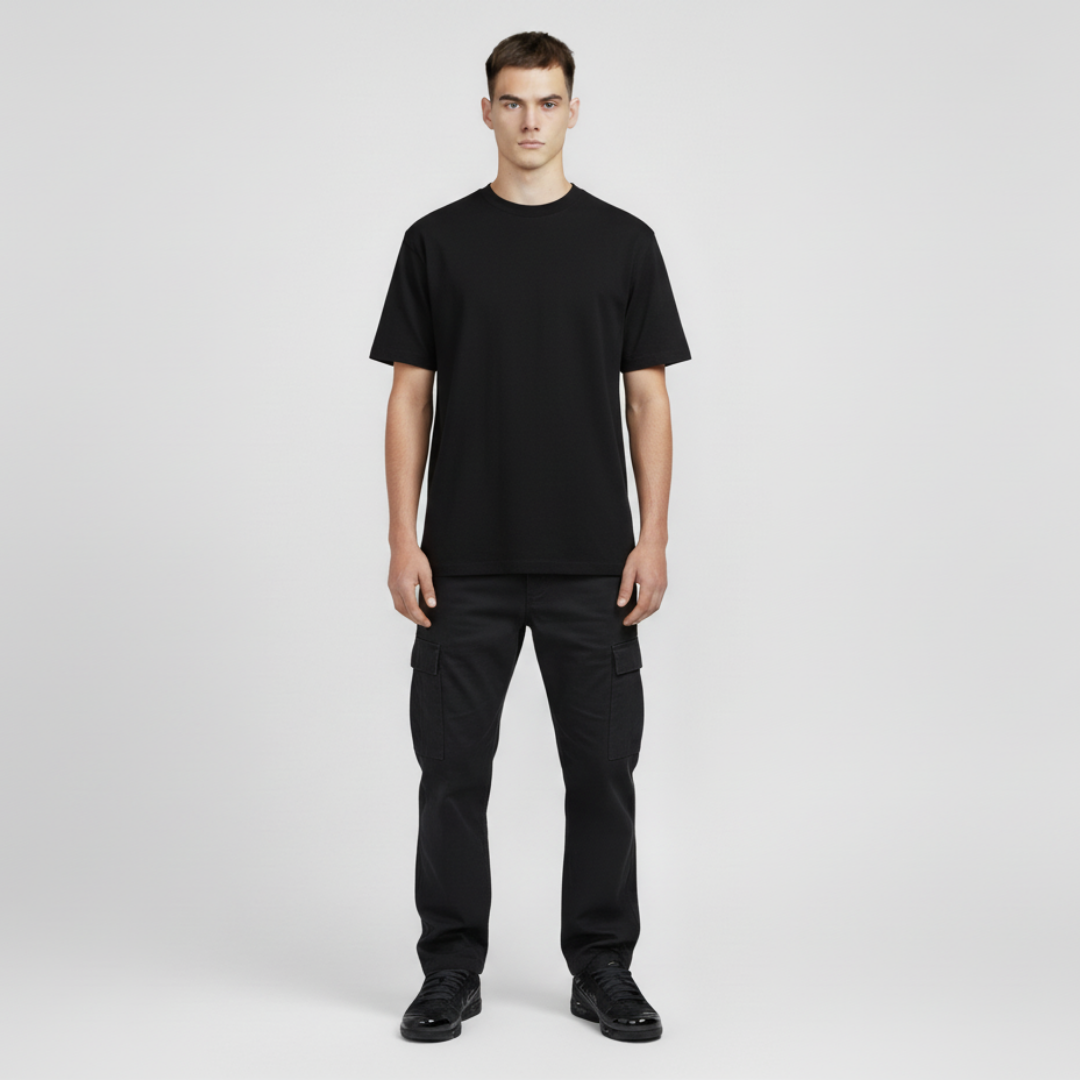 Lookbook Nike Air Max Plus 'Triple Black' Zapatillas Negras Total 604133-050