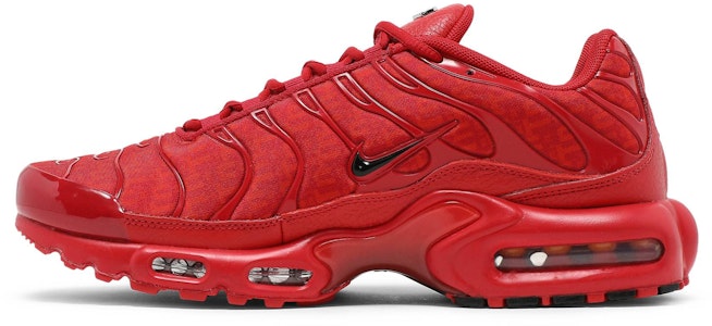 耐吉 Air Max Plus Tn 满印低帮跑步鞋 男款 大红色 Lookbook 耐吉 Air Max Plus Tn 满印低帮跑步鞋 男款 大红色