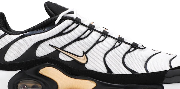 耐吉 Air Max Plus 低筒 跑步鞋 男款 黑白金 Order 耐吉 Air Max Plus 低筒 跑步鞋 男款 黑白金