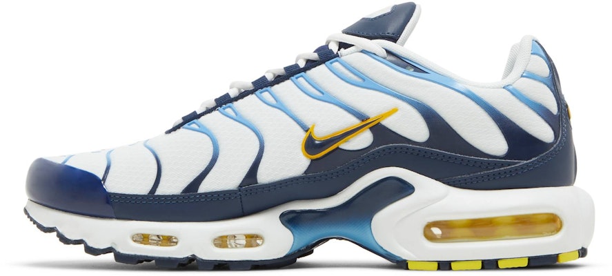耐克 Air Max Plus '白色海军蓝金色' CT1094-100 Lookbook 耐克 Air Max Plus '白色海军蓝金色' CT1094-100