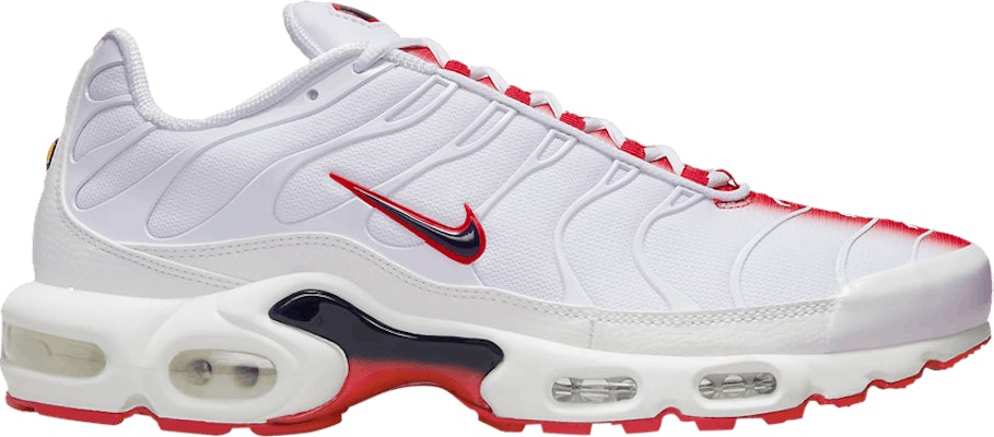 Nike Air Max Plus White University Red FN3410 100 FN3410 100