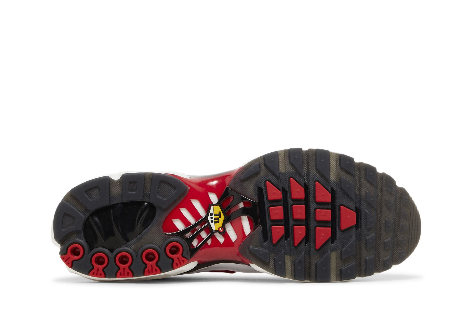 Shop 나이키 에어 맥스 플러스 '화이트 유니버시티 레드' 604133-165