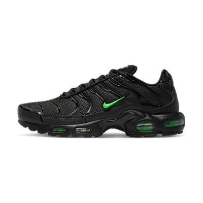 Nike Air Max Plus Black/Black/Green Strike