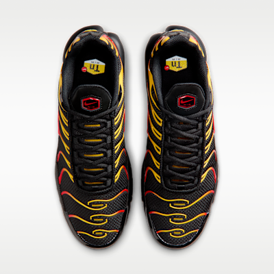 Shop Nike Air Max Plus Hitam/Emas Universiti/Merah Universiti DM0032-030