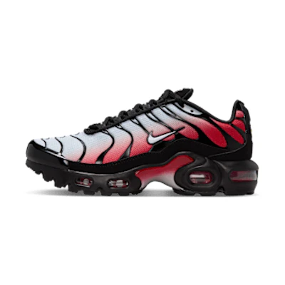 (Youth) Nike Air Max Plus 'Pure Platinum University Red Black'