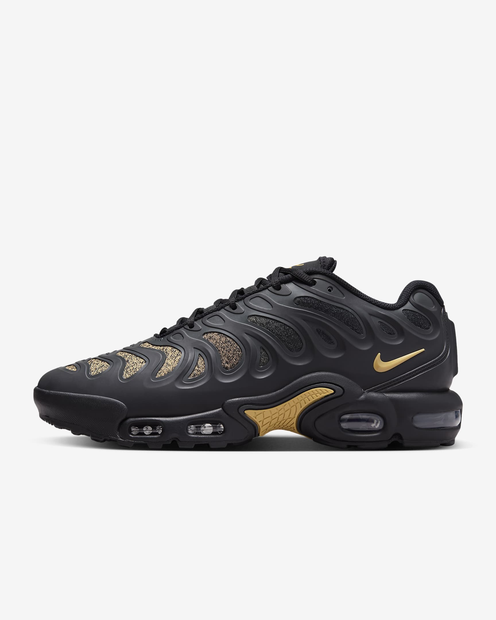 nike air max plus tn black and gold