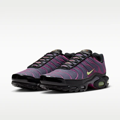 Nike Air Max Plus OG Raisin Foncé/Noir/Rose Actif/Citron Vert Liquide IR5898-573 Details for Nike Air Max Plus OG Raisin Foncé/Noir/Rose Actif/Citron Vert Liquide IR5898-573