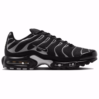 Nike Air Max Plus Premium 'Black Metallic Silver' HQ3029-001 Shop Nike Air Max Plus Premium 'Black Metallic Silver' HQ3029-001