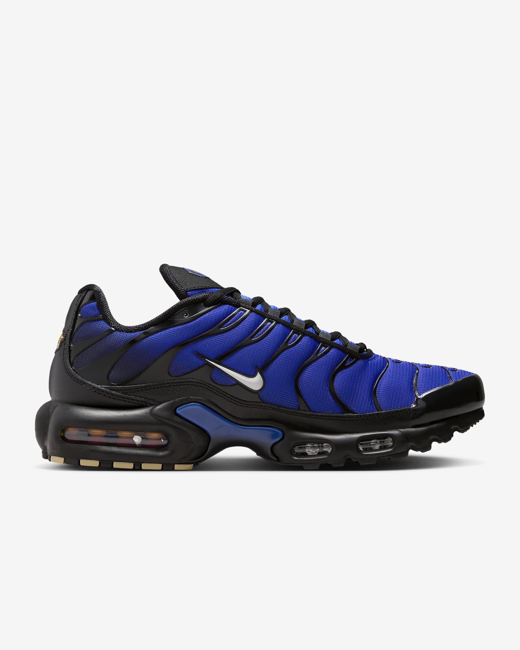 Shop Nike Air Max Plus Premium 'Black Racer Blue' FQ7331-001